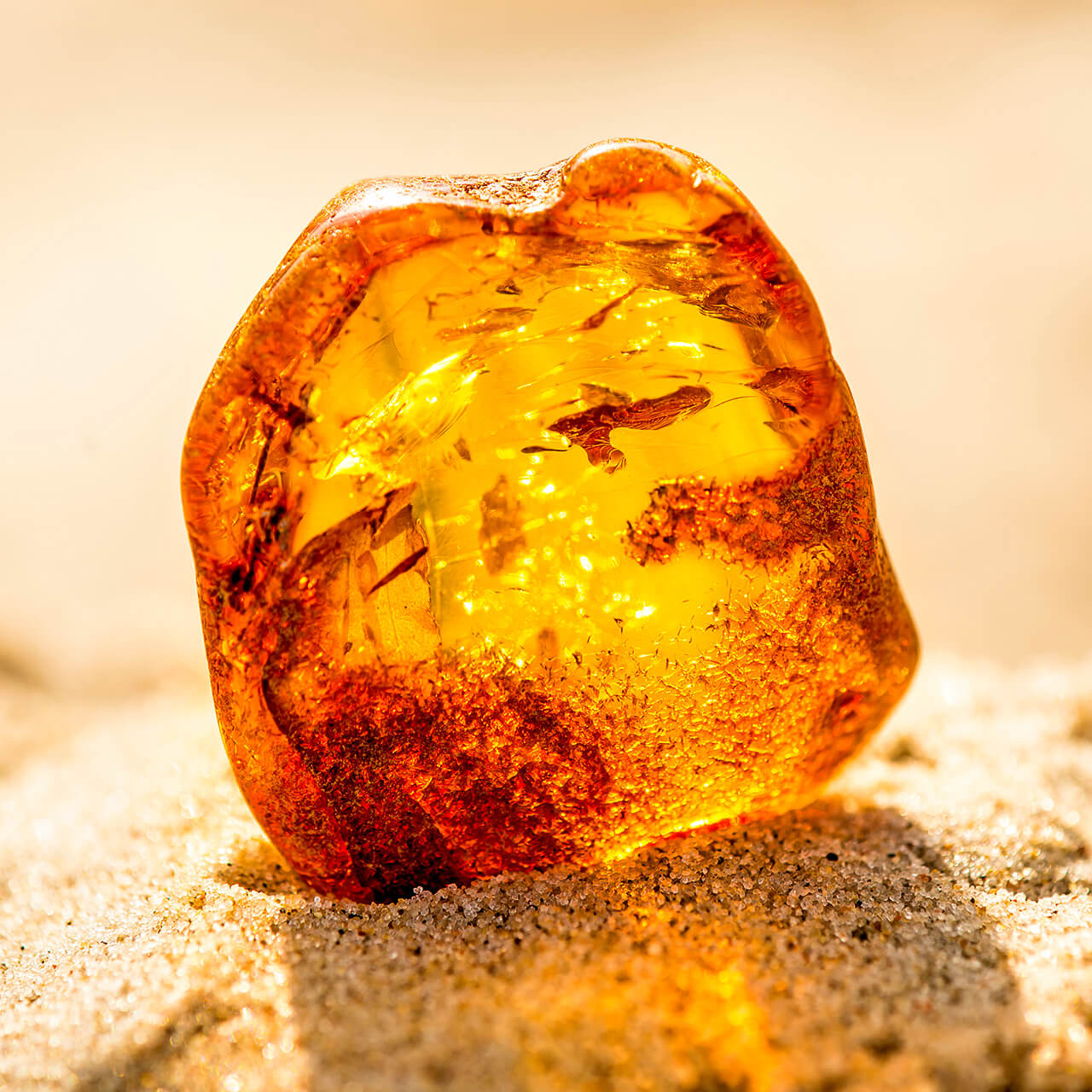 Sojakerze - Lampe AMBER NOIR