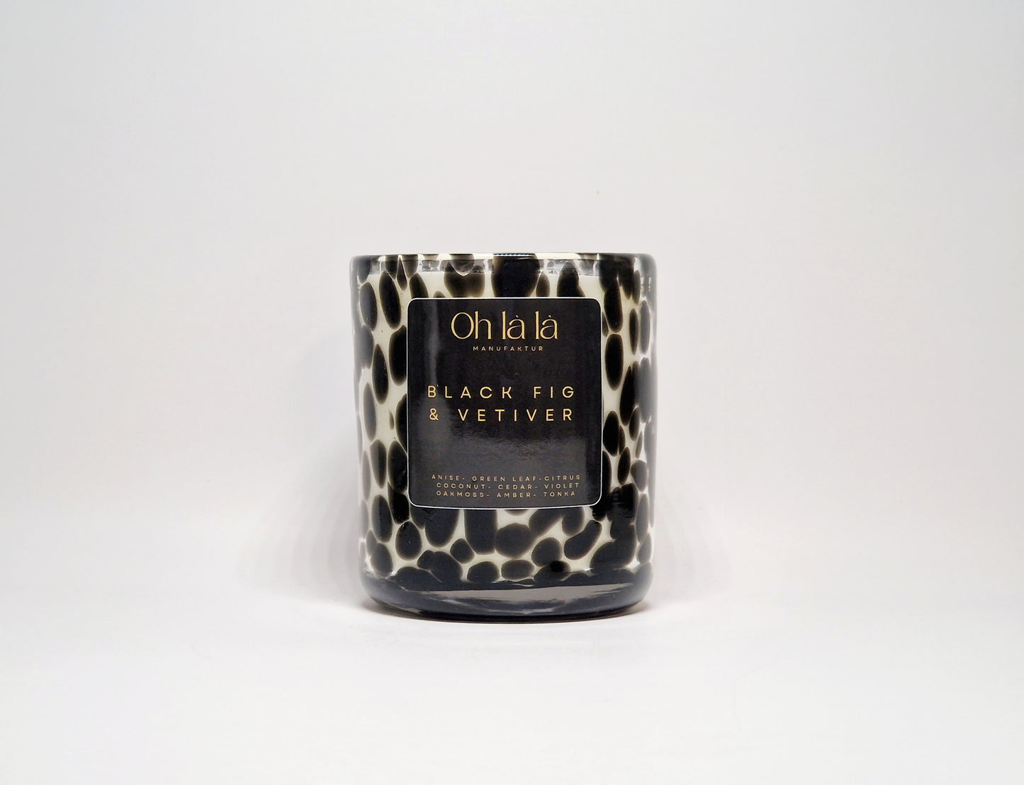 soy candle BLACK FIG &amp; VETIVER