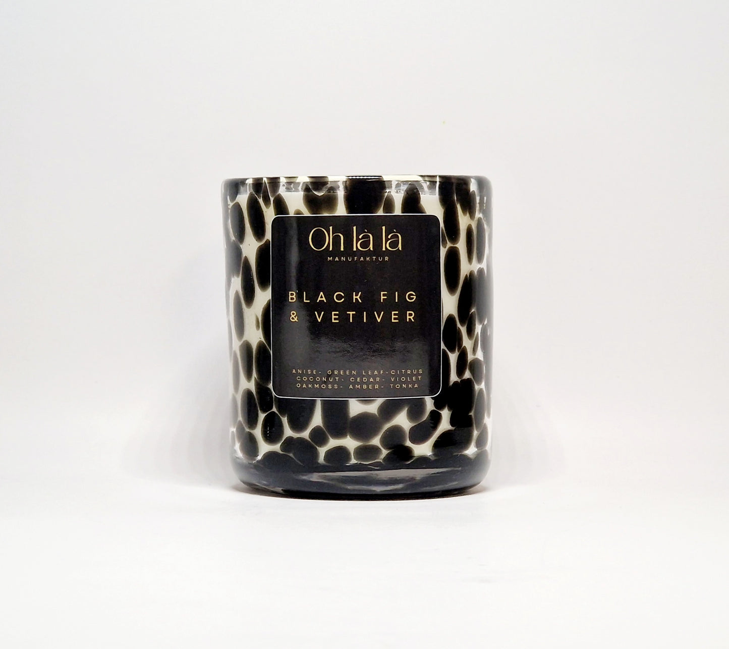 soy candle BLACK FIG &amp; VETIVER