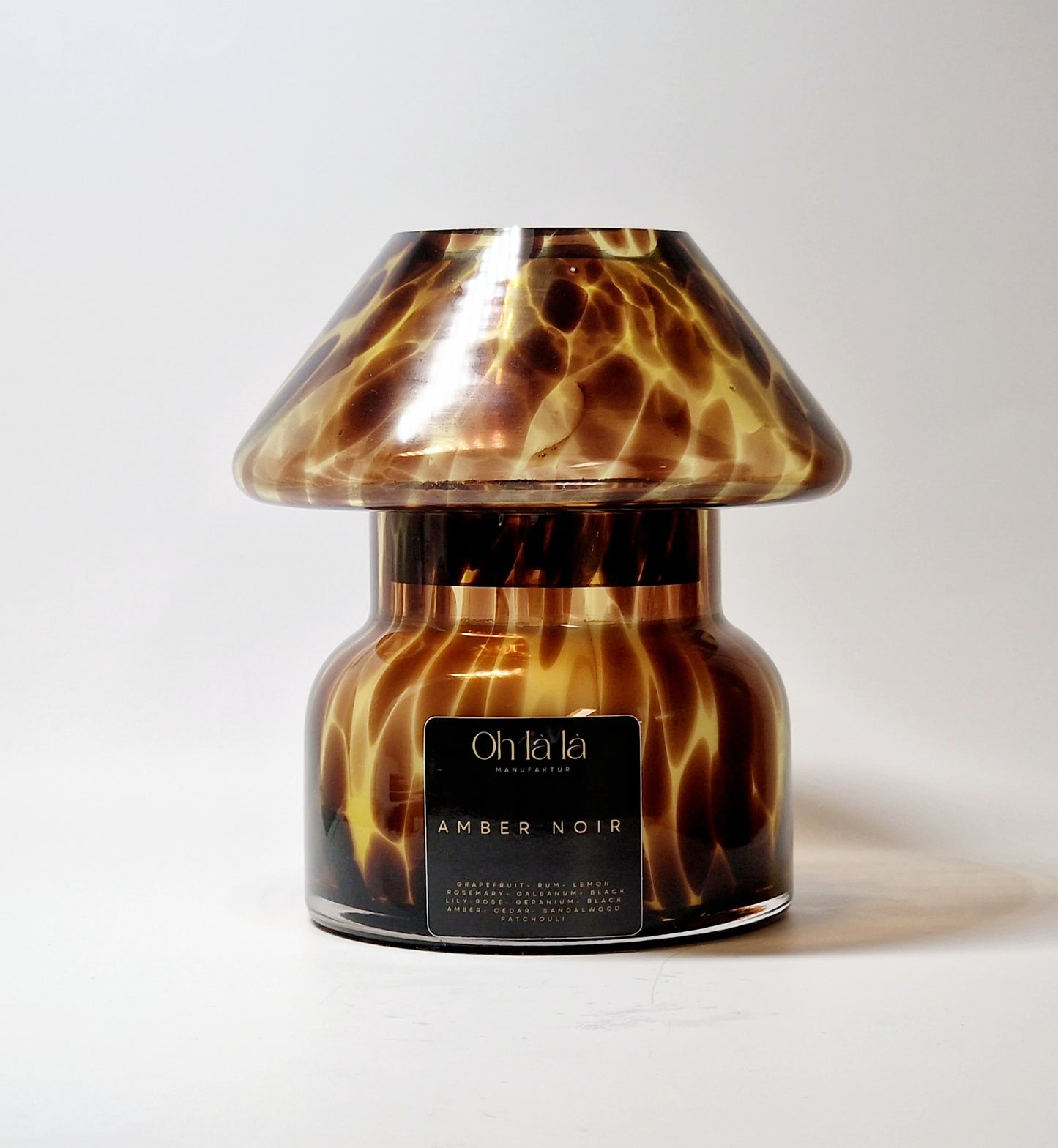 Soy candle - lamp AMBER NOIR